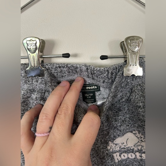 NWOT Roots Baby Salt And Pepper Sweatpants Size 0-3 months - Picture 4 of 5